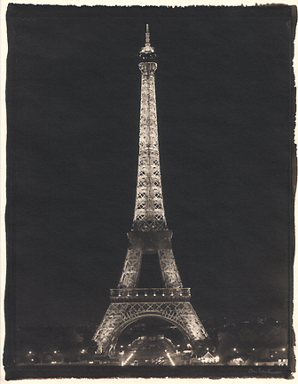 La Tour Eiffel la Nuit, Paris<br>Platinum Photograph